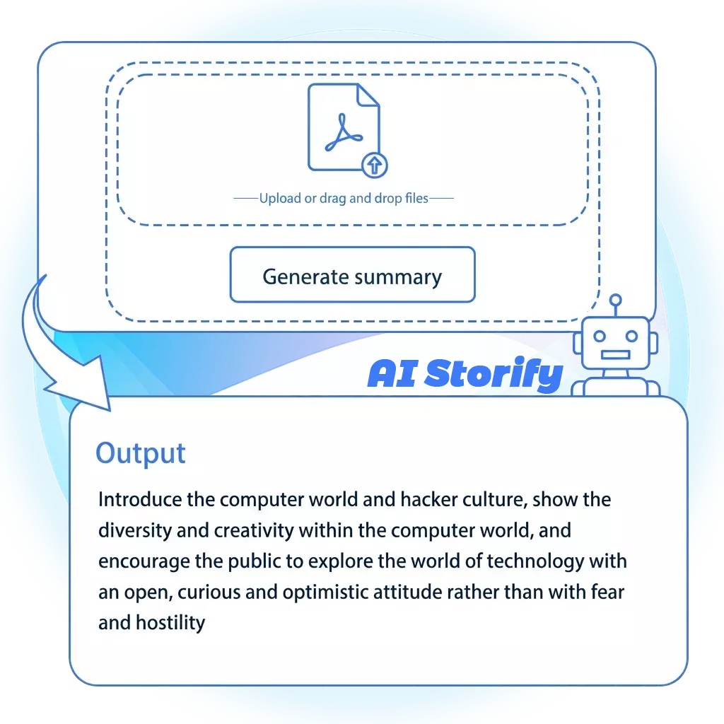 AI pdf summarizer feature: summary pdf in seconds 