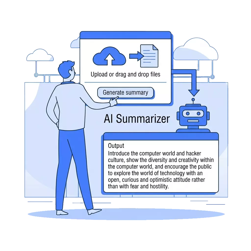 feature1: AI pdf summarizer